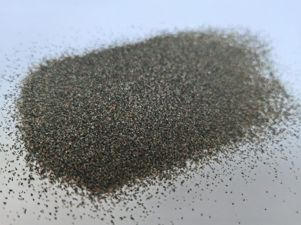 شركة تصنيع وسائط السفع الرملي، العقيق الأخضر أومفاسيت، شبكة 30/60 -1-Brown fused alumina-Haixu Abrasives